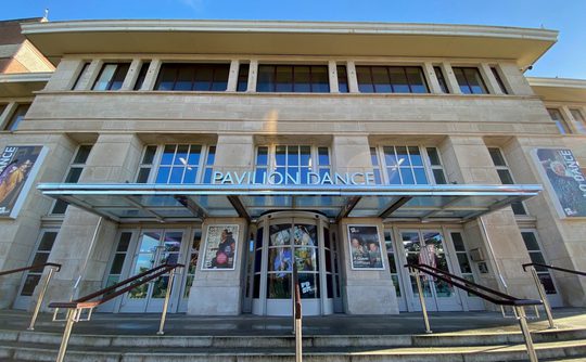 Steps leading to the front doors of Pavilion Dance