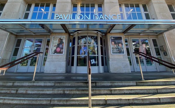 Steps leading up to the front doors of Pavilion Dance