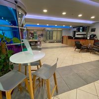 Seating area in he foyer area at Pavilion Dance